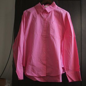 Pink Women's Button-Up Shirt